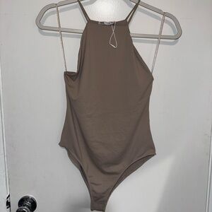 Zara Taupe Bodysuit